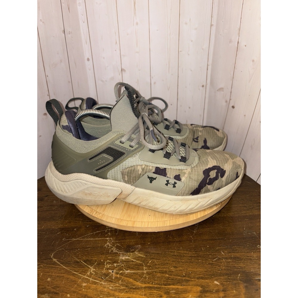 Under Armour Men's Olive Camo Athletic Sneakers